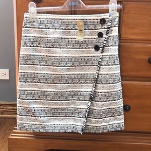 LOFT Black & White Skirt